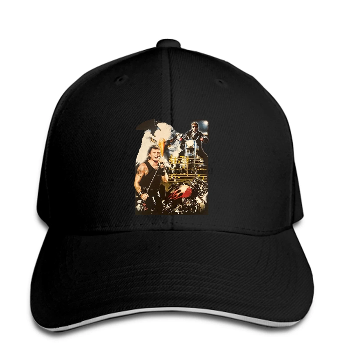

Men Baseball Cap Johnny Hallyday Livraison Gratuite Snapback Cap Women Hat Peaked