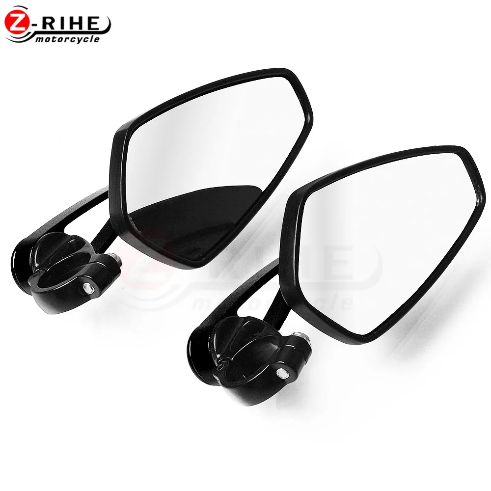 

Universal Motorcycle CNC Handle Bar End rearview Side Mirror Street Bike For suzuki gsxr1000 gsxr600 gsxr750 GSF650 BANDIT