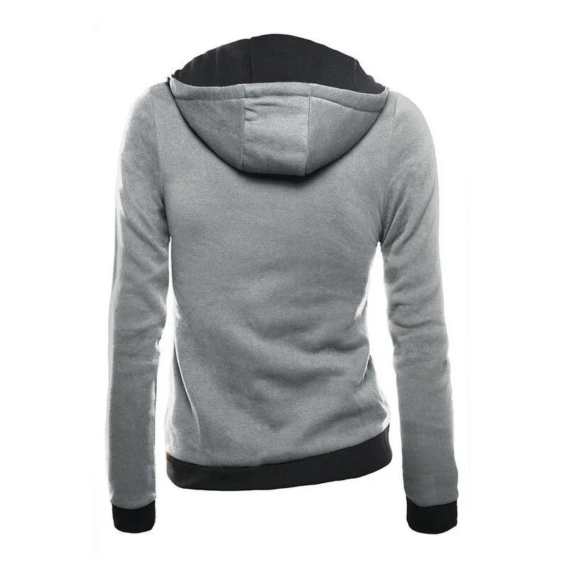 Zip Up Solid fleece Hooded Women (10)