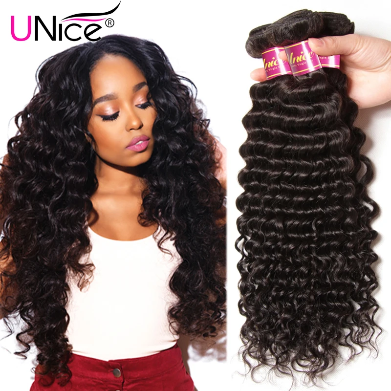 UNice Hair Company Peruvian Deep Wave 1 Bundle 100