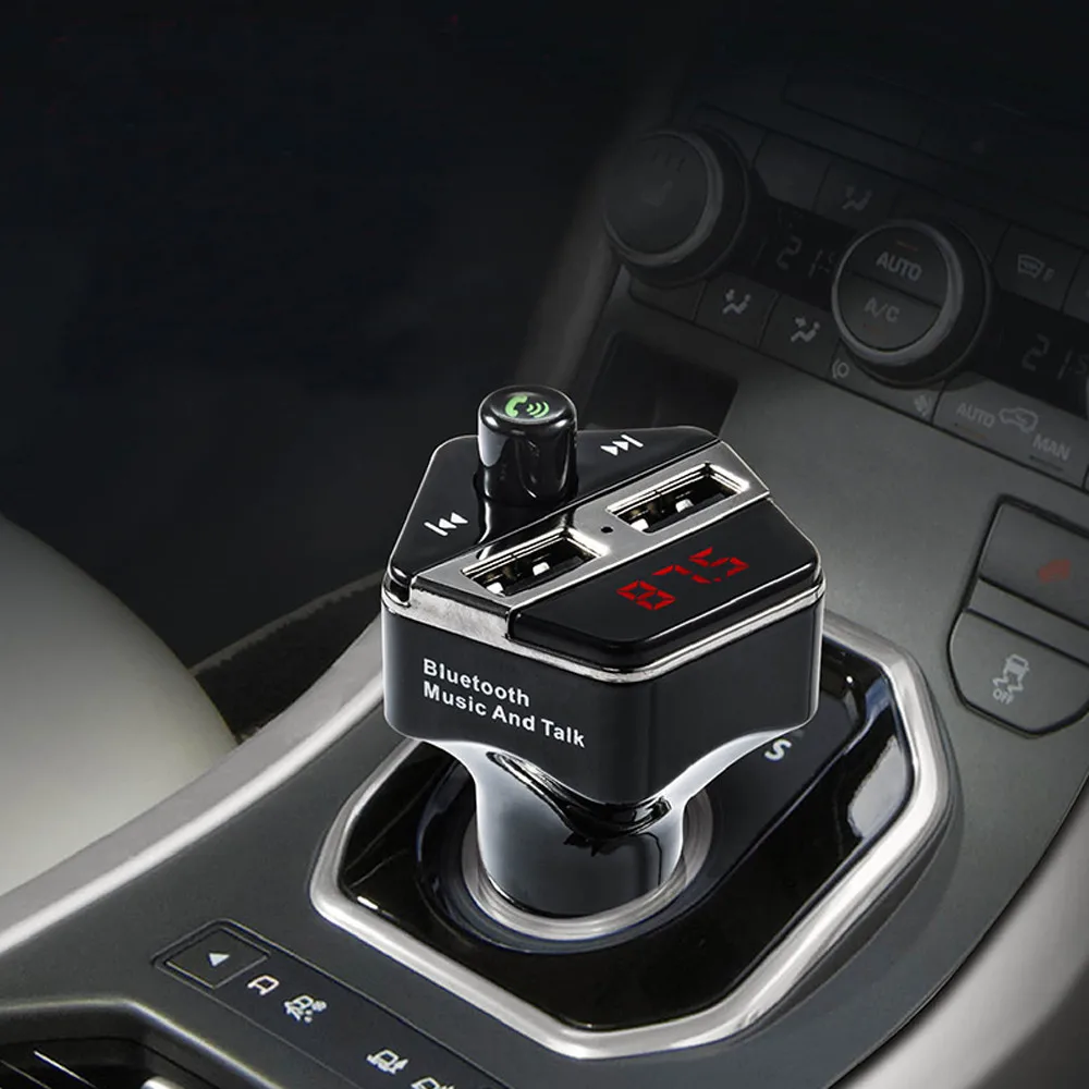 Mosunx комплект беспроводной связи Bluetooth для автомобиля MP3 плеер fm передатчик SD TF