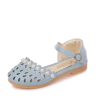 

Davidyue summer girls sandals pear Princess Glitter Sandals Kids Girls Soft Shoes girls sandals Low-heeled Dress Party Shoes