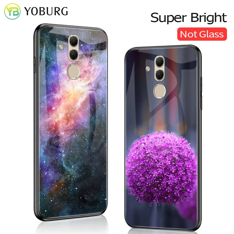 

[ PC+TPU 2 in 1 ] Glossy Case For Huawei Mate 10 20 Lite Pro Super Bright For Cover Huawei Nova 3i Nova 3e Mate 20 Lite Case