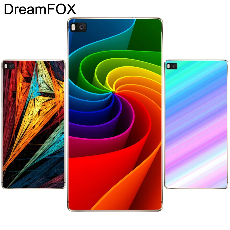 Dreamfox K002 3D swirl формы Мягкие TPU силиконовый чехол для Huawei P8 p9 P10 lite плюс 2017 Honor 8 Pro 9 6x |