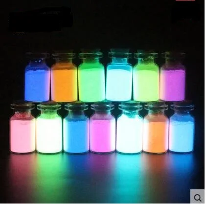 

13 Colors Luminous Nail Polish Powder Glow in the Dark Glow Powder Halloween Luminous Pigment Fluorescent Powder Acrylic Paints