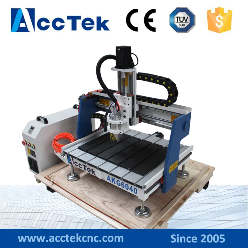 Jinan Acctek 1.5kw/2.2kw металлический Гравировальный маршрутизатор 3d cnc 6040