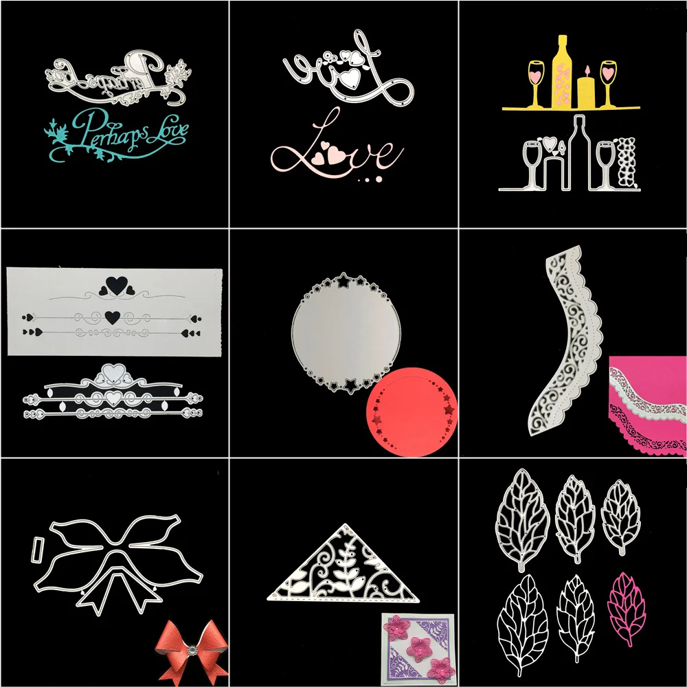 DIY Metal Cutting Dies Stencil Embossing Scrapbooking DIY
