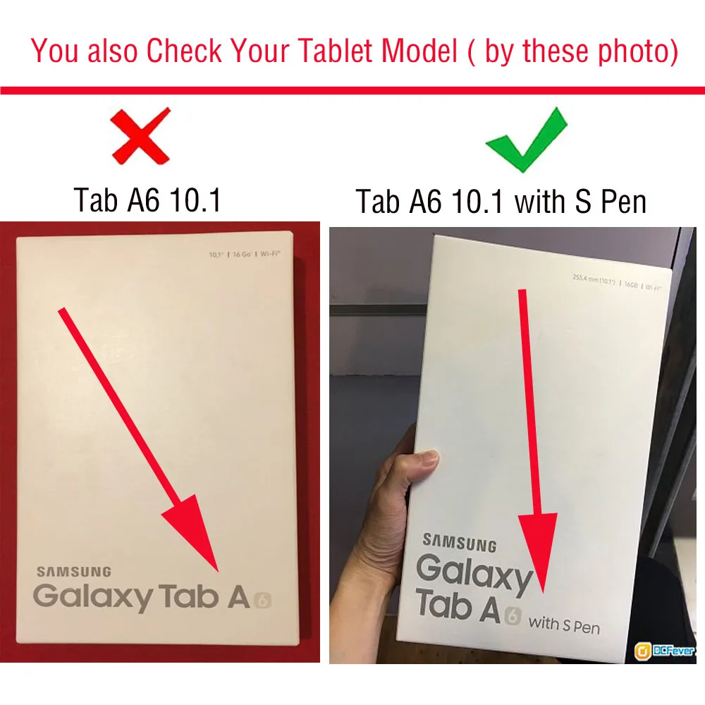 Tablet Samsung Galaxy Galaxy Tab a6 10.1 com Caneta s Case de Tablet Capa Flip Ultra Slim Sm-p580 P585 Shell Inteligente Case - Imagem 3