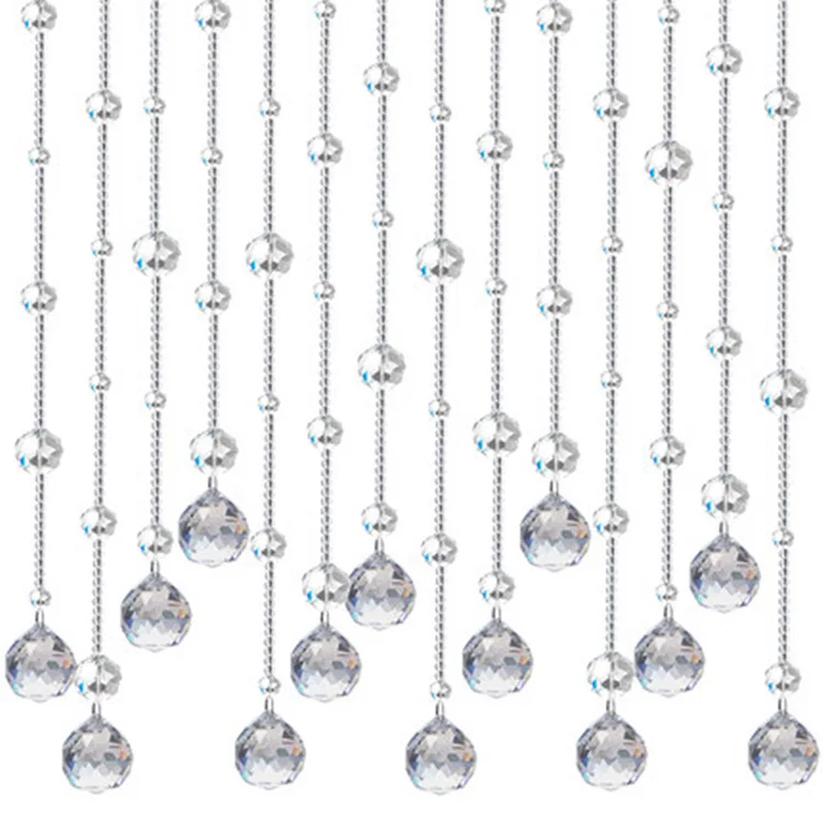 Cristais para Lustres de Cristal Gotas de Cristal para Lustre Peças para Peças de Decoração de Cristal Frete Grátis Milímetros Facetado Bola Pendurado 30 6 Luzes e Iluminação