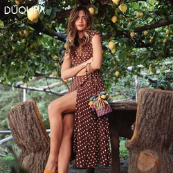 Duoupa Boho Imprimir Vestido de Fiesta Largo Mujer Sexy Fuera Del Hombro Vestido Maxi de Playa Verano Duoupa Boho Imprimir Vestido de Fiesta Largo Mujer Sexy Fuera Del Hombro Vestido Maxi de Playa Verano