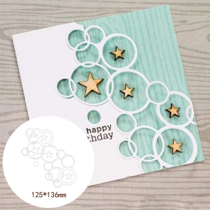 

Irregular Circle Covers for DIY Scrapbook Metal Cutting Dies Creative Embossing Paper Craft Album Greeting Card Stamps Dies