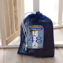 Изготовленная на заказ рекламная прочная полиэфирная Сетчатая Сумка на шнурке с логотипом для мероприятий