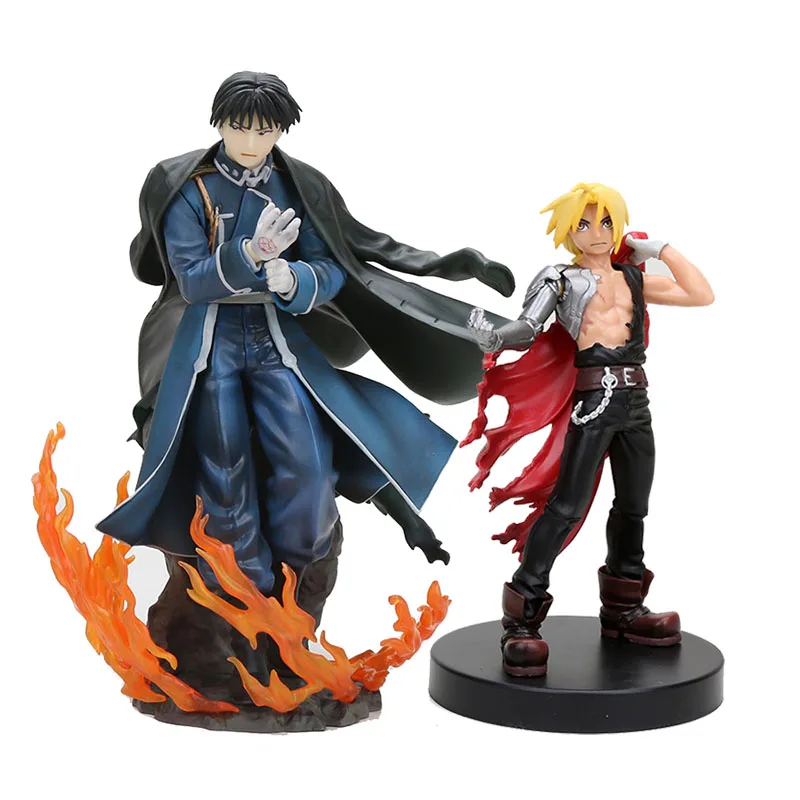 

Anime figures Fullmetal Alchemist Roy Mustang ARTFX J Edward Elric Action figure toys Model Doll Toy Gift