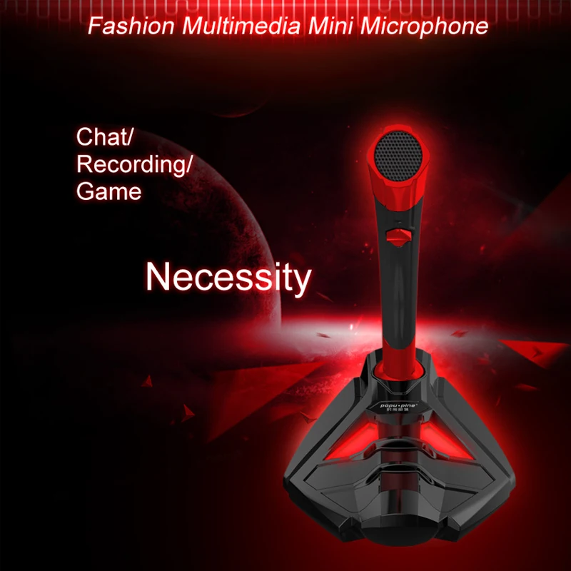 

Play Game Song Recording USB 3.5 Stand Microphone Microfone Karaoke System Adjust Switch For PC Phone Smartphone POP Filter