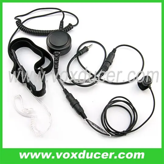 Forehead throat Vibration Microphone for Yaesu Vertex radio VX170 VX177