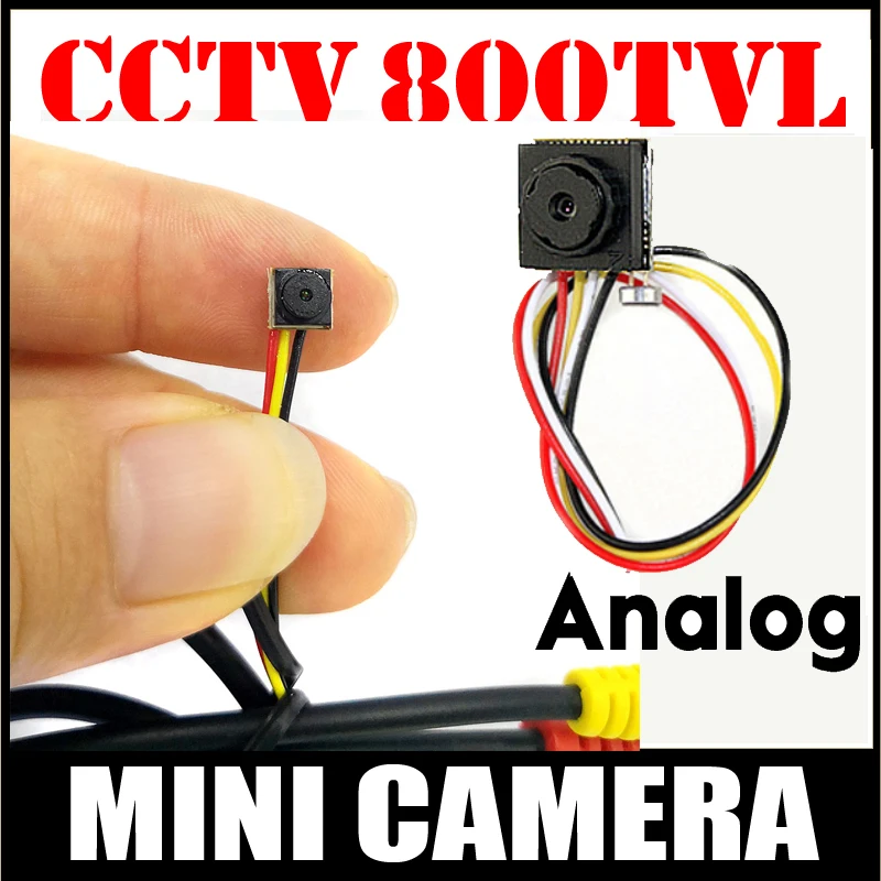 Миниатюрная мини камера видеонаблюдения HD 800TVL CMOS маленькая 6 5 мм * 12*12