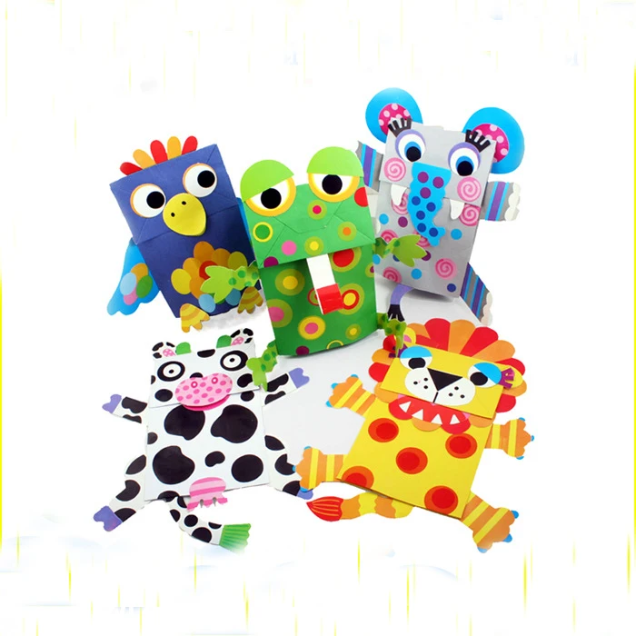 Toys for Children Crafts Kids DIYPaper Bag Hand Puppet Kindergarten Learning Education Toys Montessori Teaching Aids Toy Toys for Children Crafts Kids DIYPaper Bag Hand Puppet Kindergarten Learning Education Toys Montessori Teaching Aids Toy