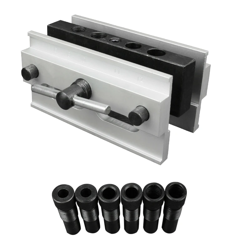 

Self Centering Dowelling Jig Drilling Tools Kit for Wood Working Joinery Punch Locator _WK
