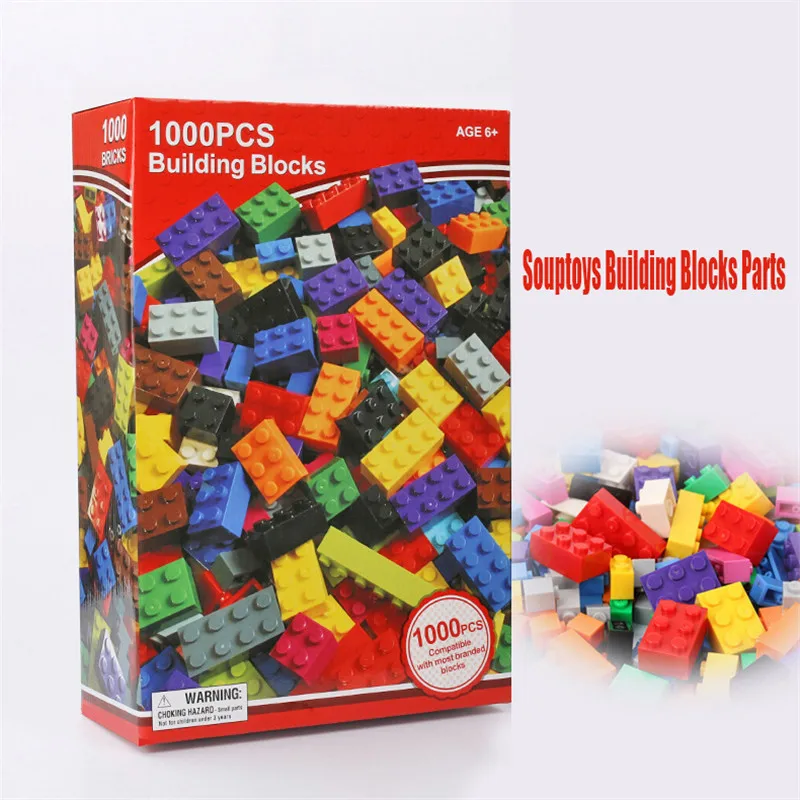 Hot Color 1000PCS Building Blocks City DIY Creative Bricks Educational
