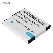 1000mAh NB-11L Li-ion Battery for CANON A2300 IS/A2400 IS A2500/A2600/A3400 IS/A3500 IS/ELPH 110 HS IXUS 265HS 240HS A4000 A3400