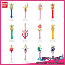 Prettyangel-original bandai 20th aniversário gashapon bonito guardião marinheiro lua cristal varinha charme henshin haste & vara