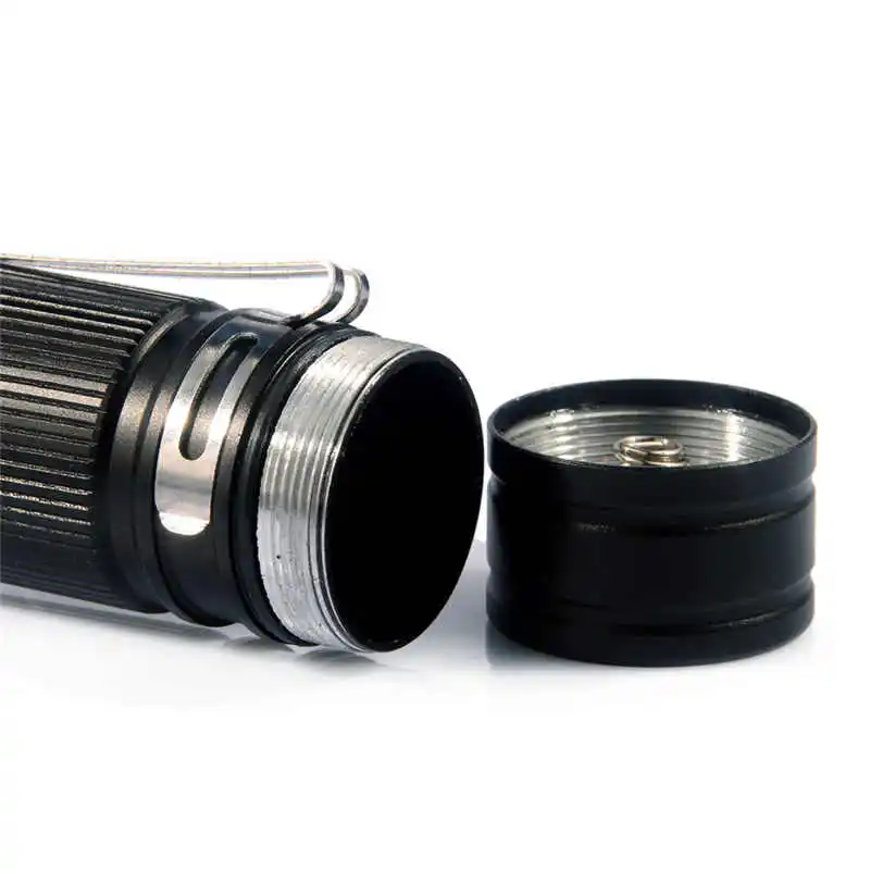Skywolfeye XML T6 powerful LED Flashlight 18650 Battery+USB Rechargeable+Side Red LED Lights lanterna led t6 #3o5 (9)