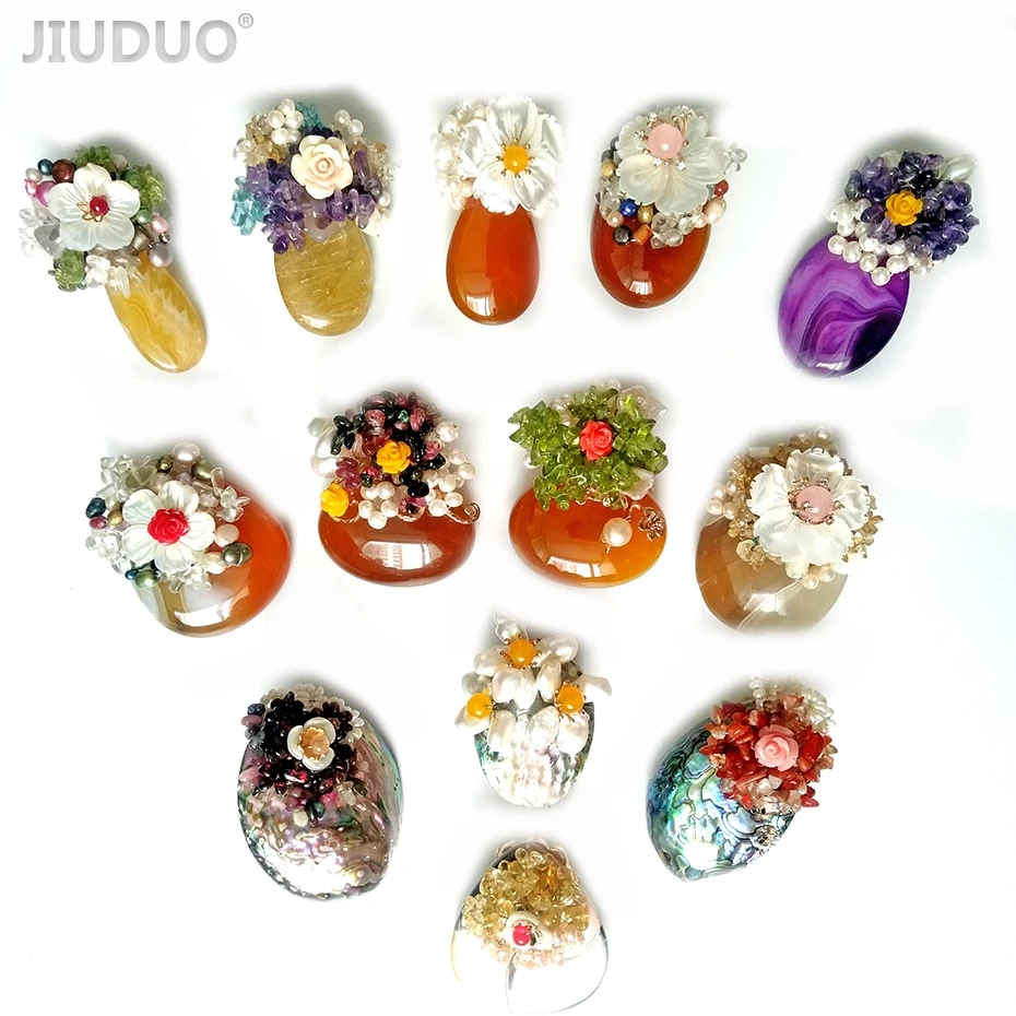 

Exclusively designed hand-made brooch for women Natural gems or pearl brooch with free shipping Clothes decoration jewelry