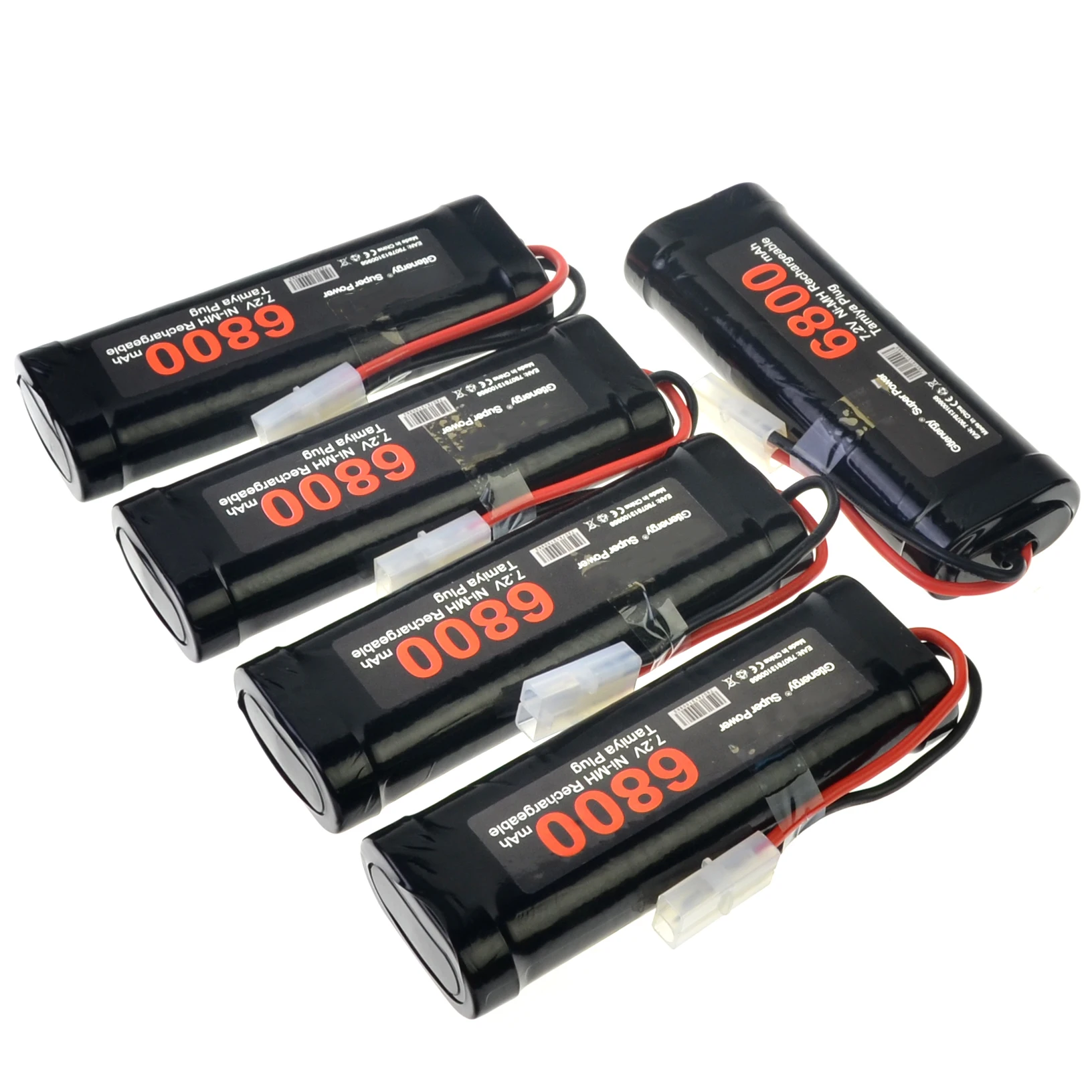 1-5 шт 7,2 V 6800mAH Ni-MH аккумуляторная батарея игрушка автомобиль/лодка/самолет