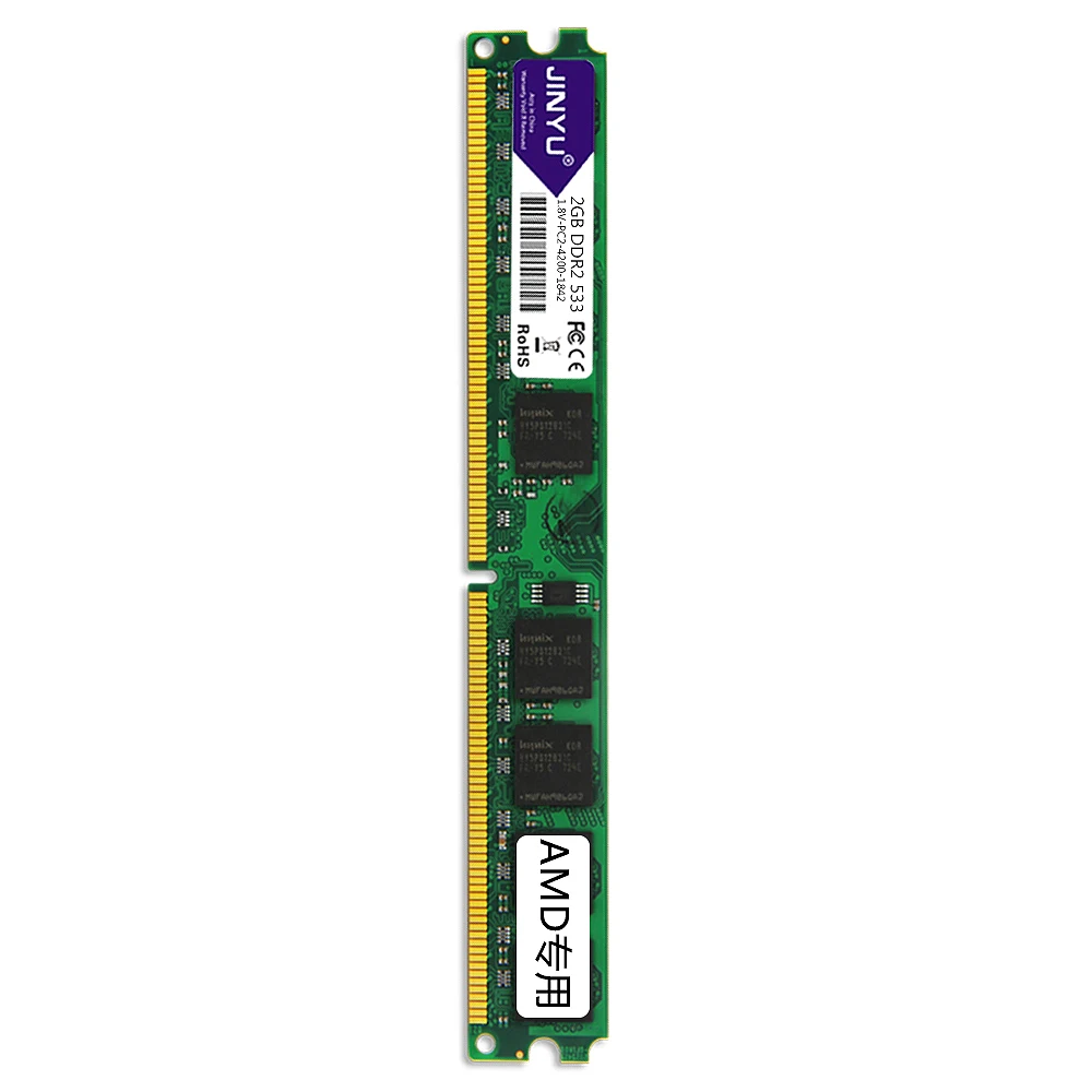 Jinyu Ddr2 533 Mhz 1,8 V 240Pin ОЗУ компьютера памяти для материнской платы Amd