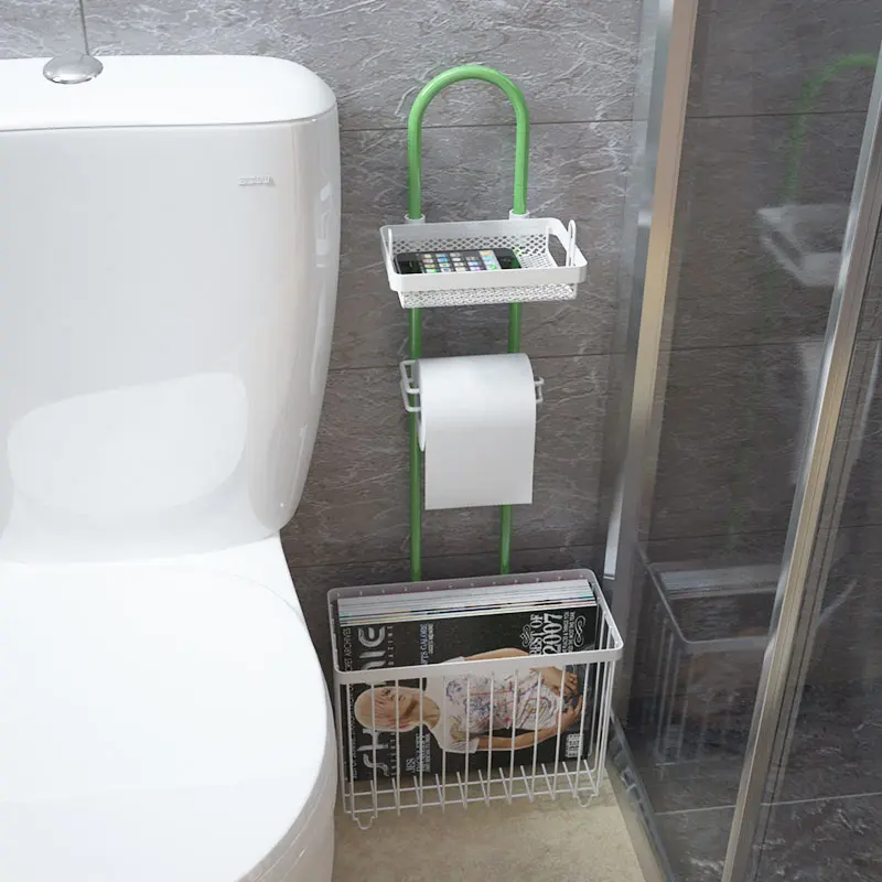 معدن متعدد الوظائف رف الحمام المرحاض ورقة منشفة رف الحديد مجلة الرف رفوف المنتجات للبيع شحن مجاني