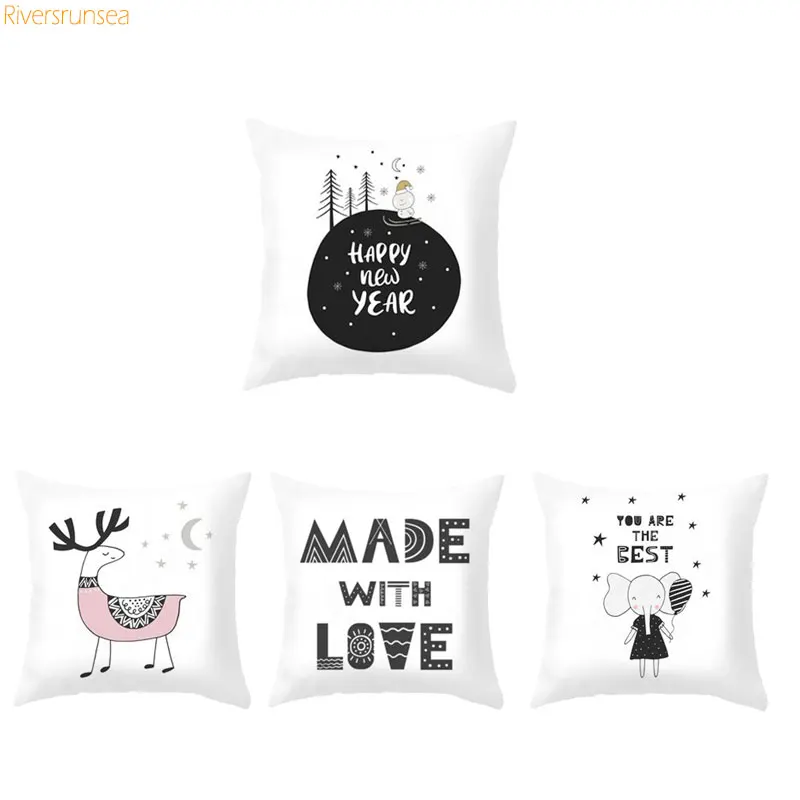 Подушки для мальчиков украшение детской комнаты скандинавский декор подушка в