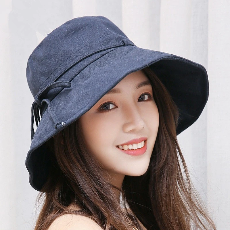 Color Sólido Plegable Japonés Sombrero X Para Mujer Leide Color Sólido Plegable Japonés Sombrero X Para Mujer Leide