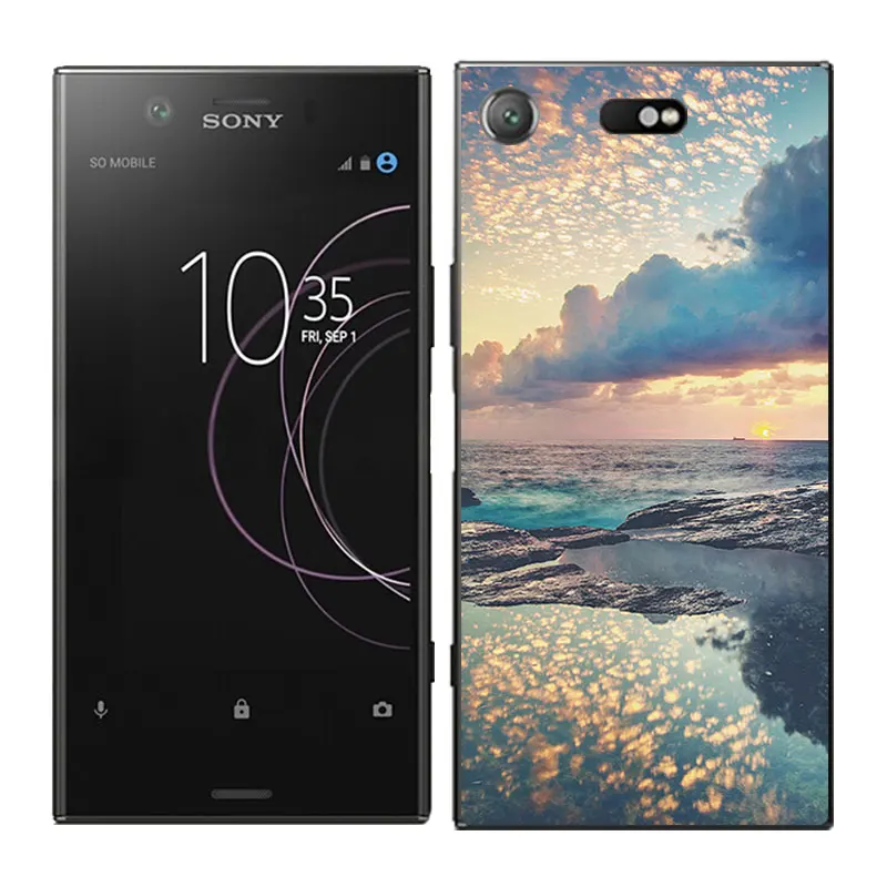 Чехлы для телефонов для Sony Xperia XZ1 компактный чехол для сна чехол с рисунком Fundas Мягкий силиконовый чехол из ТПУ ультра тонкие чехлы - Цвет: 09