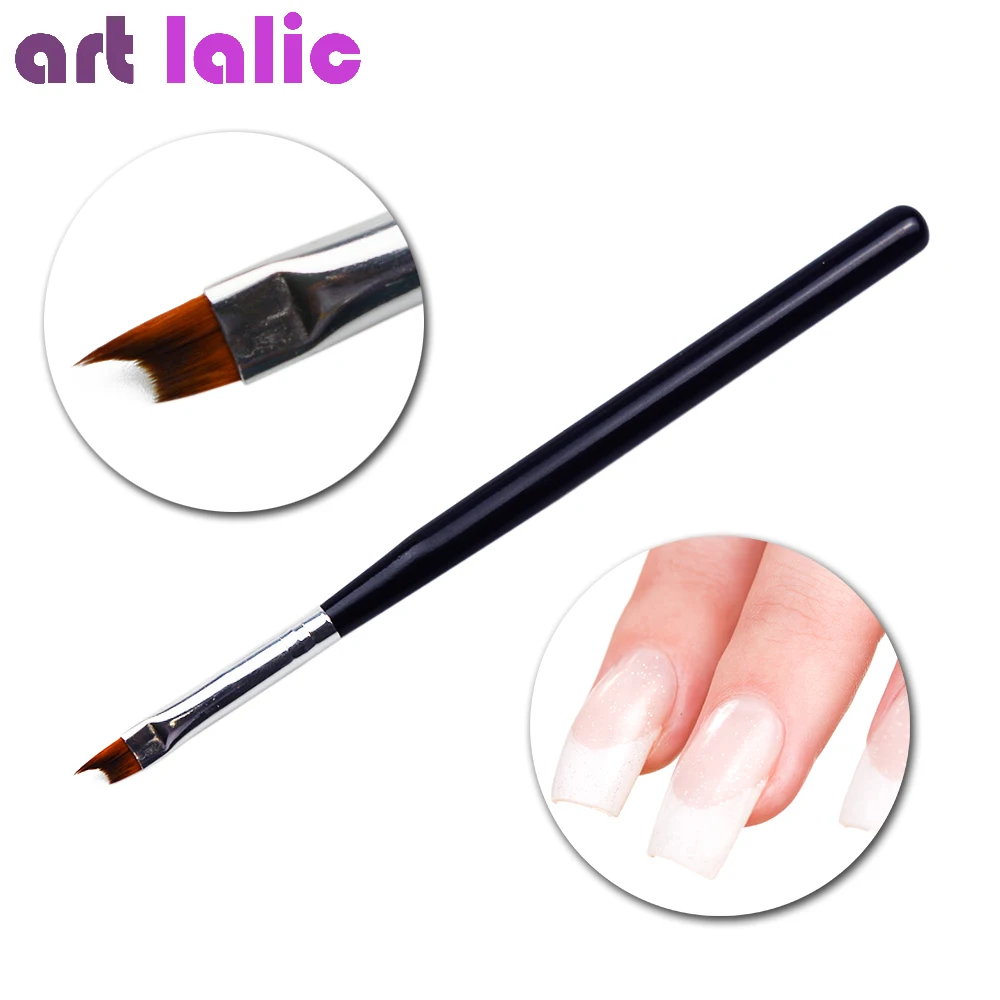 French Tip Nail Brush Half Moon Shape Shading Brushes Acrylic Painting