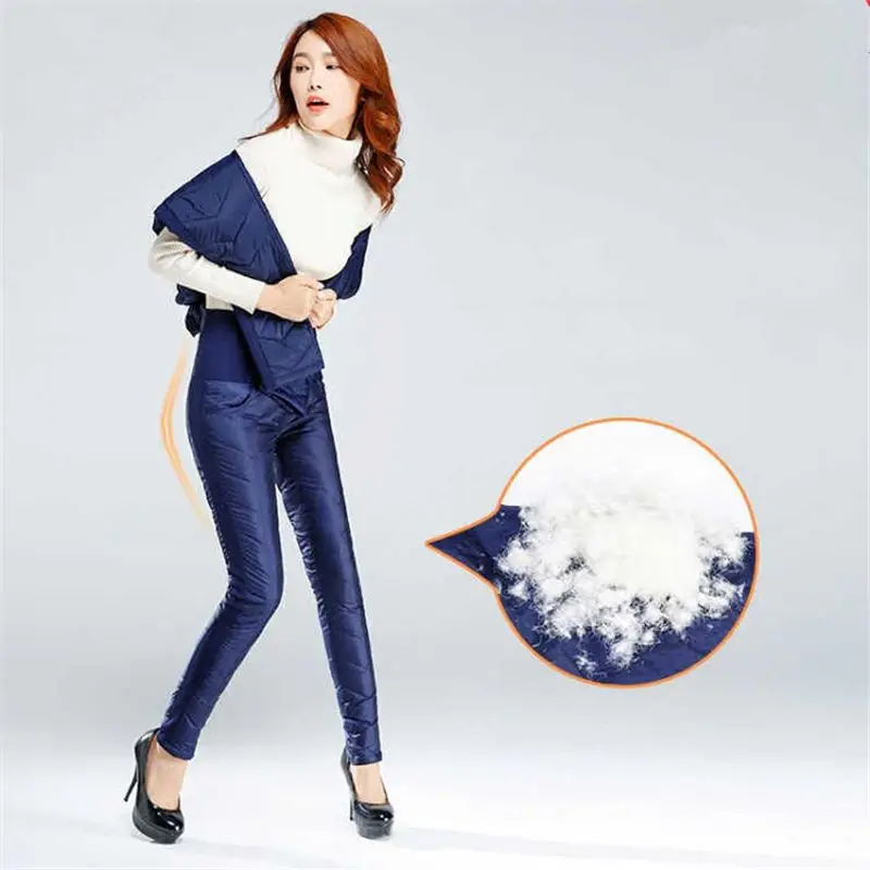 Bas Couleur Femmes Femelle Plus Hiver wine Chaud Solide La Taille Crayon Coton Épaissir Noir Pantalon Le Red Velours bleu Tendance Vers Automne Mince 4xl F82 PPOqrwT