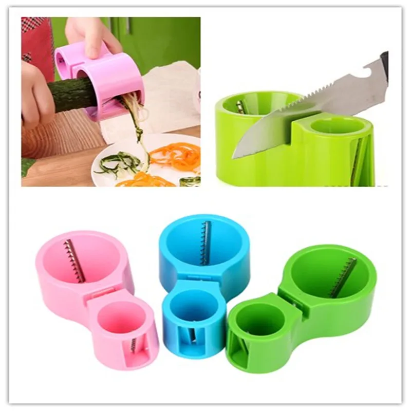 Spiral-Vegetable-Slicers-Sharpener-Double-Grater-Premium-Noodle-Cutter-Pasta-Spaghetti-Maker-Knife-Sharpener-Kitchen-Accessories
