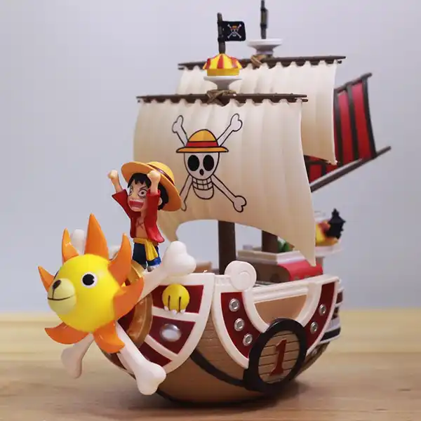 one piece anime action figures pirates boat thousand sunny boat