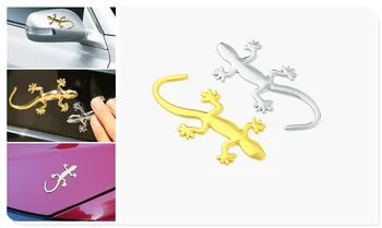 

3D badge sticker car decoration applique lizard gecko funny personality for BMW 530Li 335i 750i 330i 325i 320si 630i