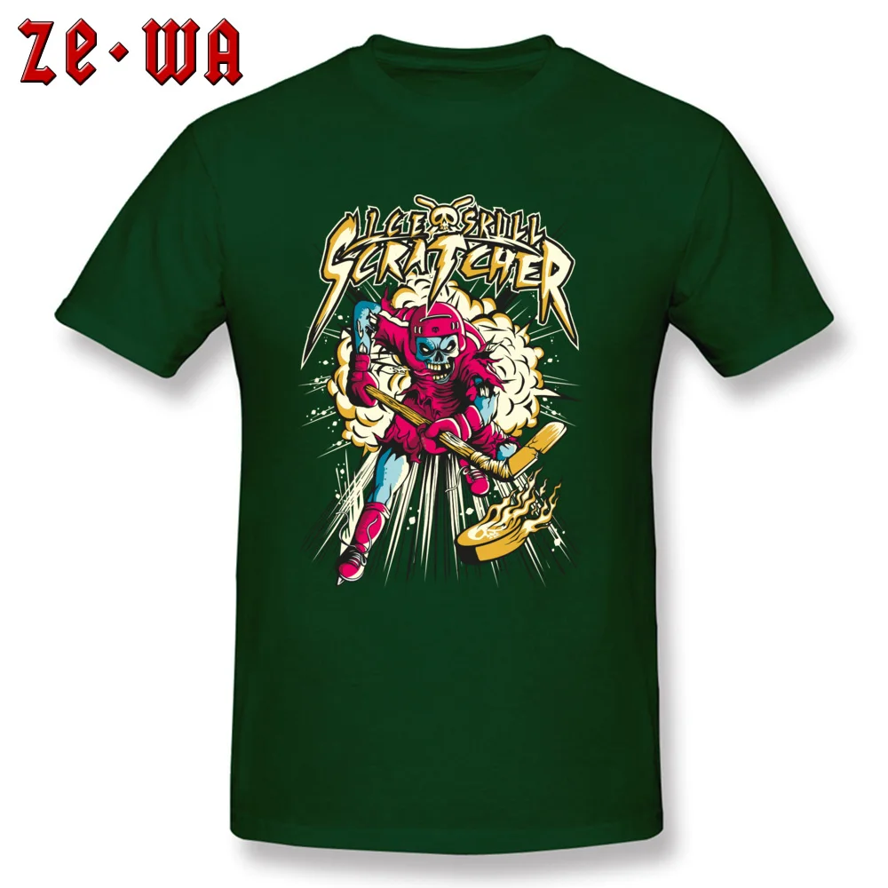 hockeyskull825y Top T-shirts for Men Casual Summer T Shirt Short Sleeve 2018 Discount Unique Tops T Shirt Round Neck 100% Cotton hockeyskull825y dark