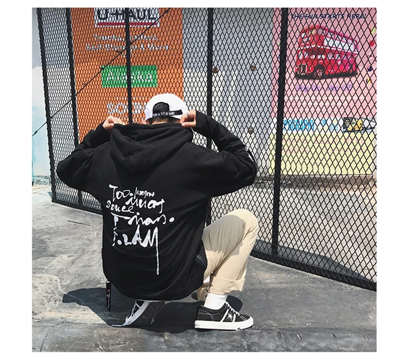 atchwork Harajuku Mens Hoodies Hip Hop Streetwear   (30)