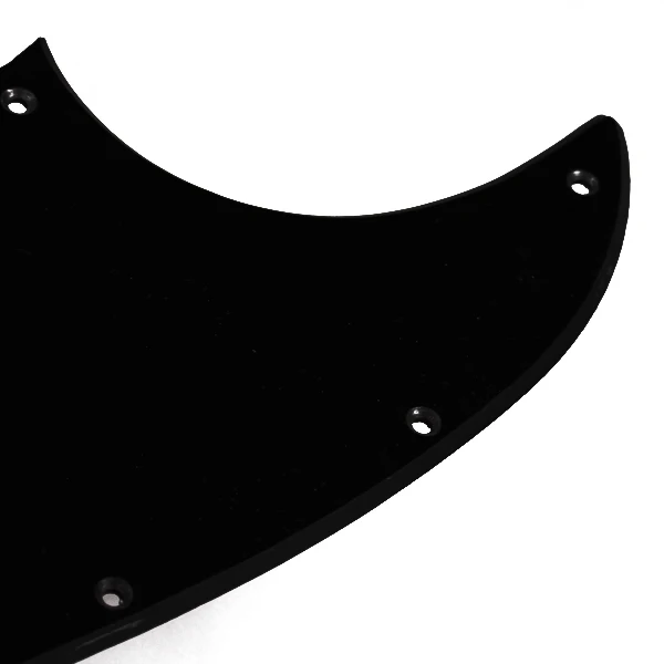 Black 1 Ply 10 Hole Pick Guard Pickguard Anti-scratch Plate Shield for JB Jazz Bass Guitar Accessory