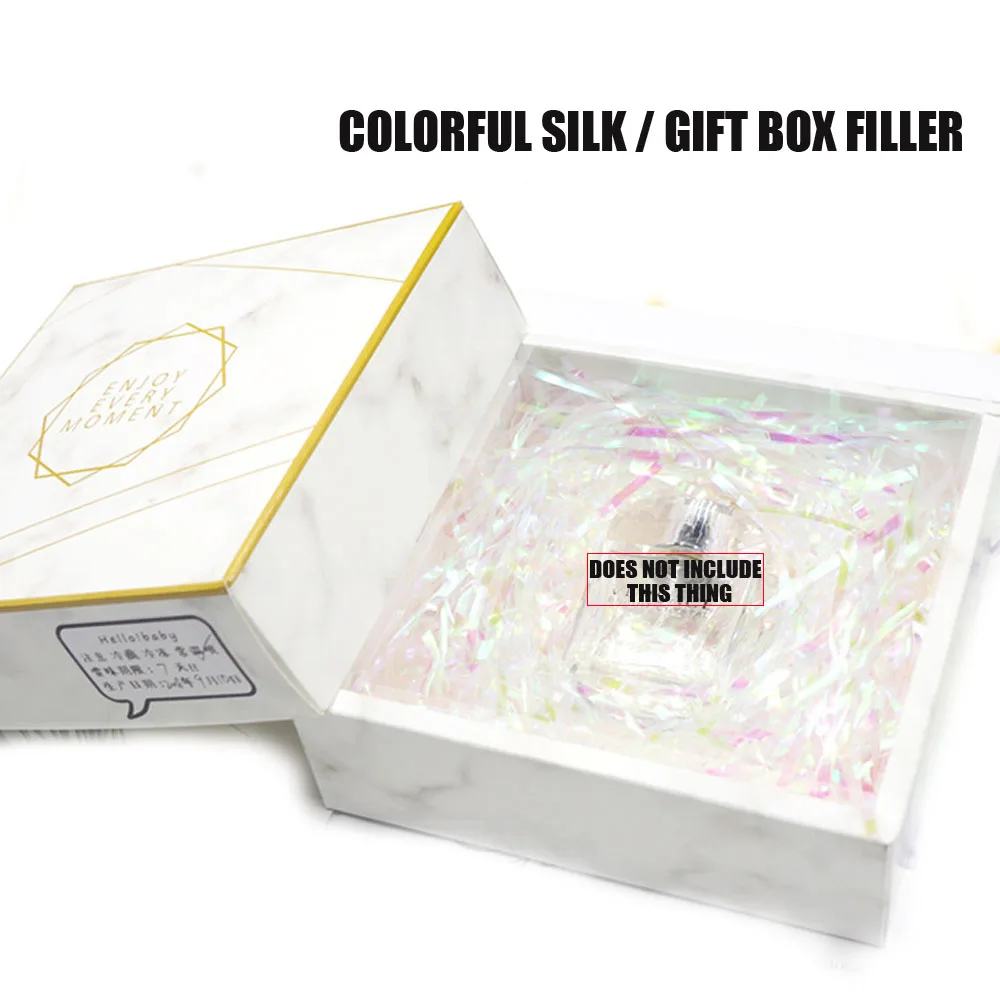 

3MM magic color silk / transparent PET silk high-grade cosmetics gift box hand-made gift filler accessories 20g / package