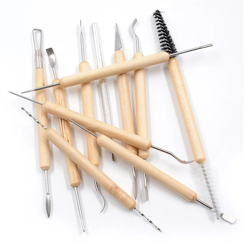 

DIY Fimo Polymer Clay Sculpting Kit Wax Carving Pottery Tools Clay Carving Sculpture Shaper Modeling Toys For Kids