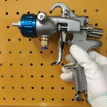 SAT1189 серебряное зеркало хромированная краска пневматический распылитель подающий тип двойной пистолет-распылитель двойная насадка 1,3 распылитель краски воздуха