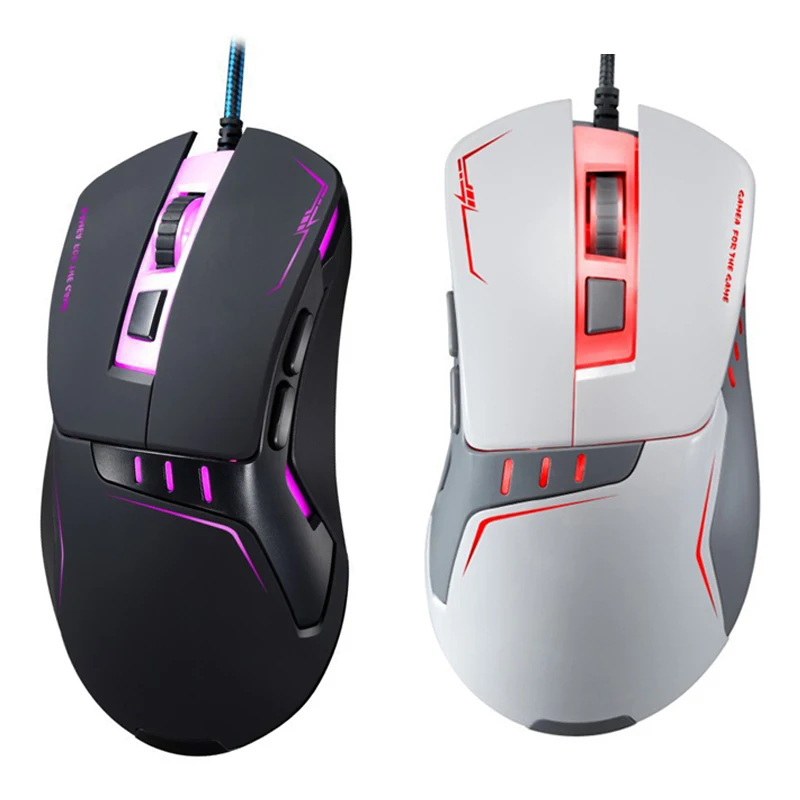 USB Wired Mouse 2400DPI Light Gaming Game Mouse LED for PC Laptop Computer Gaming Mouse for LOL Dot