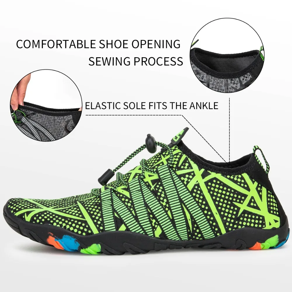 Aqua Shoes Summer Water Shoes Men Breathable Beach Slippers Upstream Shoes Woman Swimming Sandals Diving Socks Tenis Masculino