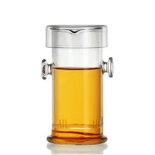 125CC термостойкий стеклянный цветок китайский чайник кунг-фу небольшой заварник с фильтром прозрачный нестандартный чайник заварка