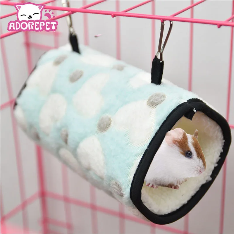 

Hanging Hamster Bed House Hammock Winter Warm Squirrel Hedgehog Chinchilla Guinea Pig Bed Cage Nest Hamster Tunnel Tube Play Toy