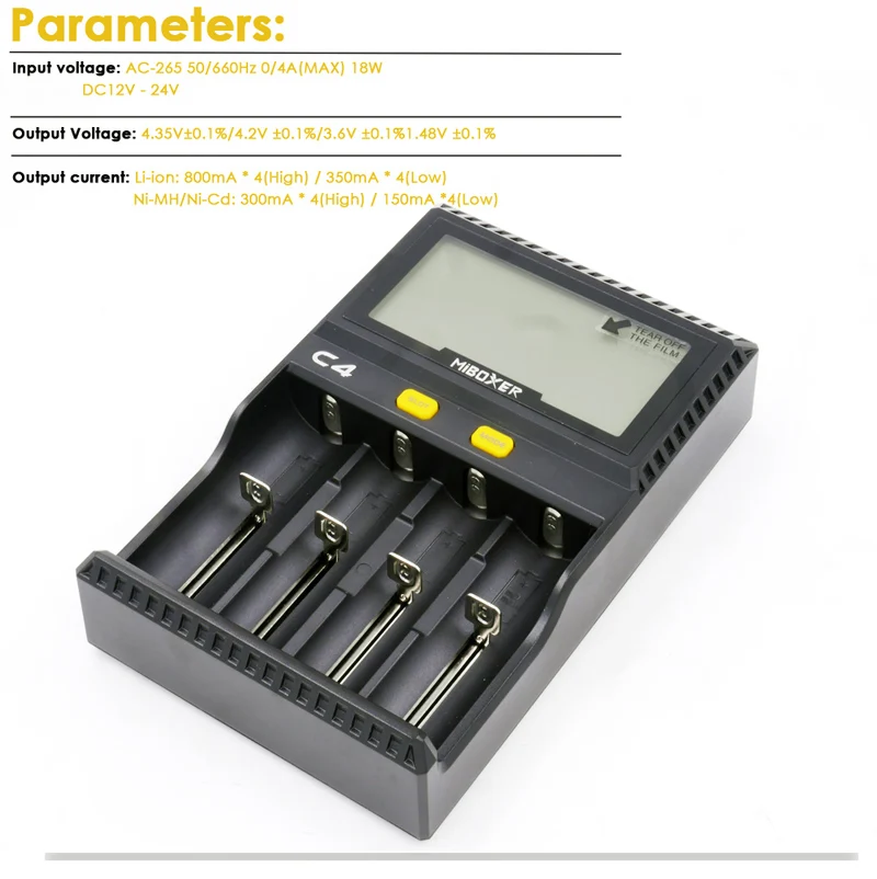 Miboxer C4 18650 charger (3)