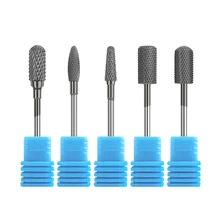 Шт. 1 шт. вольфрамовые карбидный резак заусенцы для ногтей сверло металлические биты для электрического маникюра аксессуары для ногтей